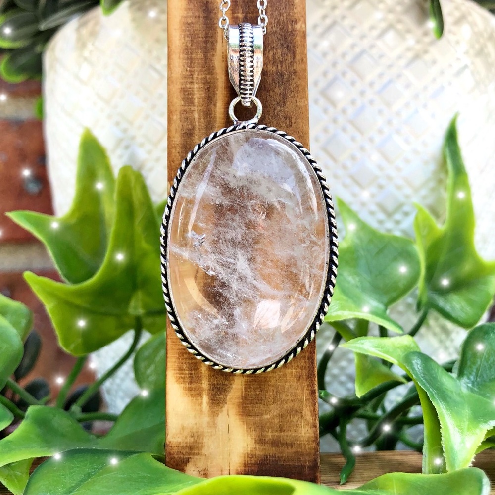 .925 Clear Quartz Necklace🕊